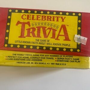 Celebrity Trivia Game Little-Known Facts about Well-Known People - Sealed